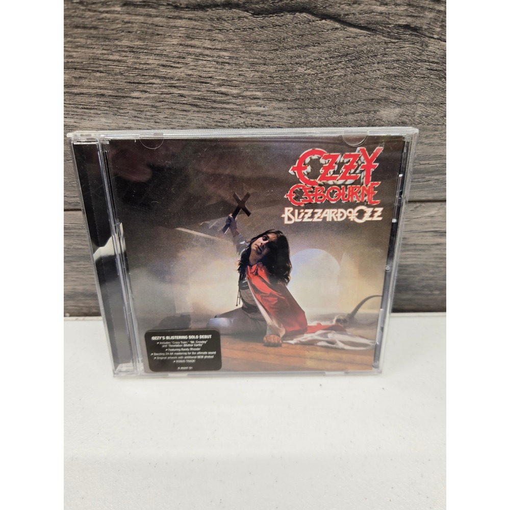 Ozzy Osbourne Blizzard of Ozz CD Randy Rhoads Remastered Heavy Metal K 85247 S1